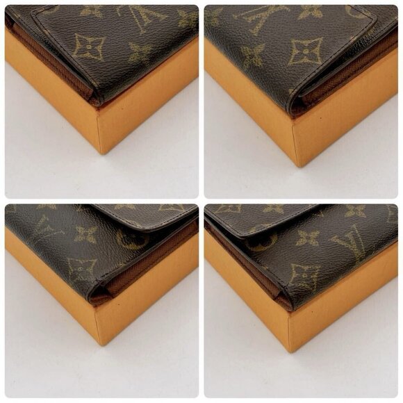 Authentic Louis Vuitton Portefeuille International Porte Tresor Monogram Wallet - Picture 11 of 12